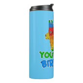 救ユー誕生日ペットピおもしろいナタデザイン タンブラー (回転左)