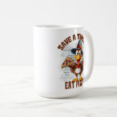 救七面鳥 コーヒーマグカップ (正面右)