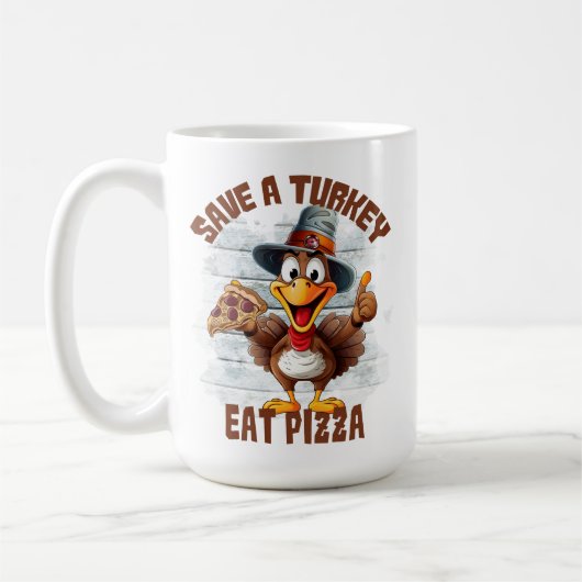 救七面鳥 コーヒーマグカップ (左)