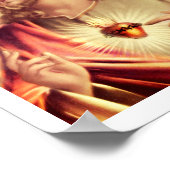 救世主の目を天国に向ける ポスター (角)