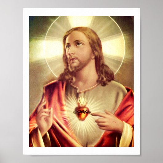 救世主の目を天国に向ける ポスター (正面)
