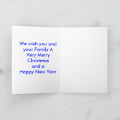 救世主はクリスマス生まれのあいさつきカードを持っていた シーズンカード (内部)