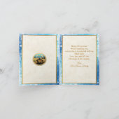 "救世主キリストの誕生" クリスマスの降誕 シーズンカード (内部)