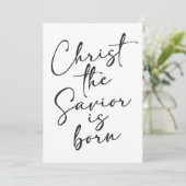 救世主キリストの誕生 クリスマス アート プリント 招待状 (スタンド正面)