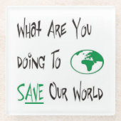 救世界 ガラスコースター (正面)