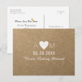 救人結婚と結婚する 案内ポストカード (正面/裏面)