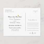 救人結婚と結婚する 案内ポストカード (裏面)