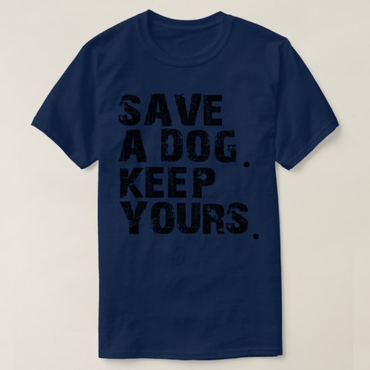 救保君の犬 Tシャツ (デザイン正面)