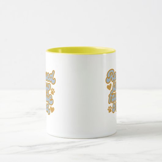 救出されたお気に入りののは私の種のマグ マグカップ (中央)