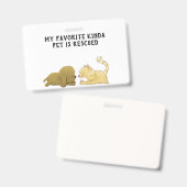 救出されたカスタム バッジ (Front & Back)