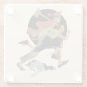 救出に ガラスコースター (裏面)