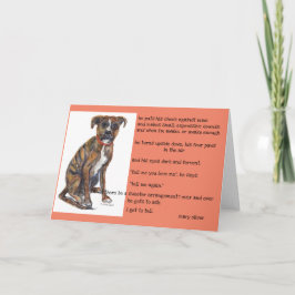 救出の水彩イジーとメアリー·オリバー·ラブ·ポエム カード