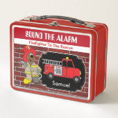 救出の消防士 メタルランチボックス (正面)