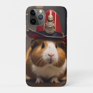 救出の準備:火の虫の帽子をかぶったモルモット。 iPhone 11 PROケース
