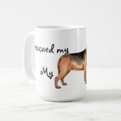 救出ブラッドハウンドコーヒーマグ コーヒーマグカップ (正面左)