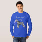救出標準シュナウザー Tシャツ (正面フル)