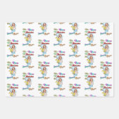 救助から冒険へ旅は前足 ラッピングペーパーシート (正面3)