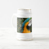 救助されたコンゴウインコのマグ ビールジョッキ (正面左)
