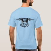 救助されたペット石! 種族の入れ墨のTシャツ Tシャツ (裏面)