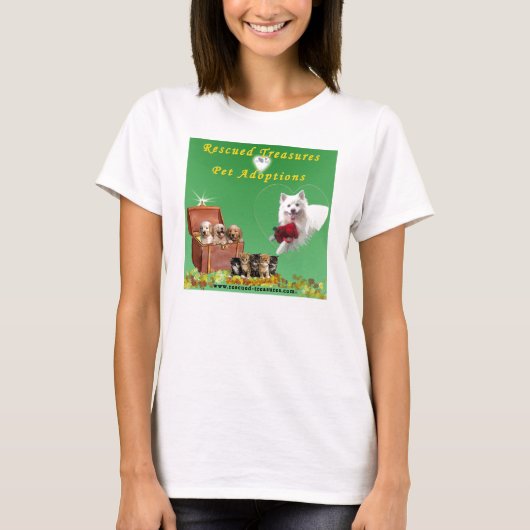 救助された宝物ロゴのティー Tシャツ (正面)