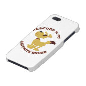 救助された犬の品種 iPhoneケース (下部)