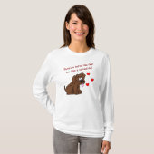 救助された犬愛 Tシャツ (正面フル)