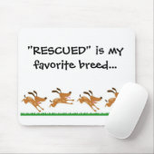 "救助されて"私のお気に入りのな品種… mousepadは マウスパッド (マウス)