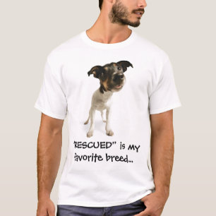 "救助されて"私のお気に入りのな品種… Tシャツは Tシャツ