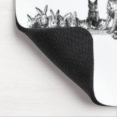 救助される動物 マウスパッド (コーナー)