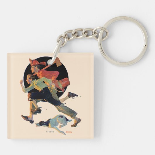 救助に キーホルダー (裏面)