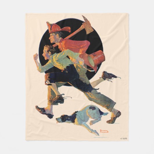 救助に フリースブランケット (正面)