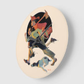 救助に ラージ壁時計 (傾斜)