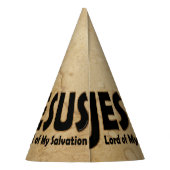 救助のイエス・キリストの主 パーティーハット (裏面)