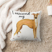 救助のイタリアン・グレーハウンド クッション (ブランケット)