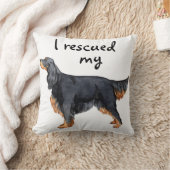 救助のゴードンセッター クッション (ブランケット)