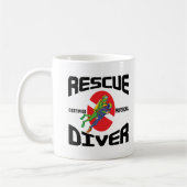 救助のダイバー コーヒーマグカップ (左)