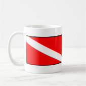 救助のダイバー コーヒーマグカップ (左)