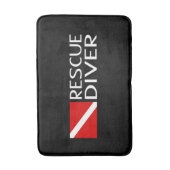 救助のダイバー バスマット (正面縦)