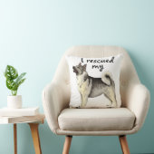 救助のノルウェー人のエルクハウンド クッション (椅子)