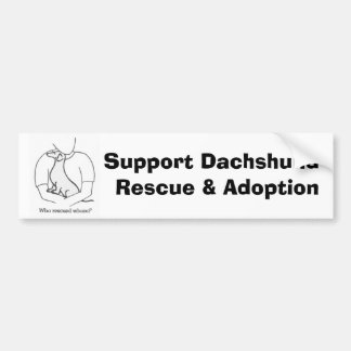 救助のバンパーステッカー バンパーステッカー