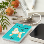 救助のプードル キーホルダー (正面右)