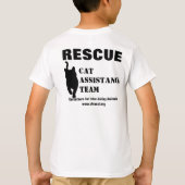 救助のワイシャツ Tシャツ (裏面)