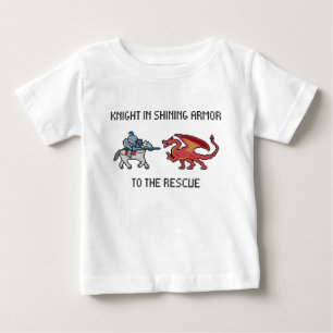 救助の乳児のTシャツへの騎士 ベビーTシャツ