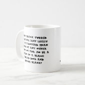 救助の憂うつのマグ コーヒーマグカップ (正面左)