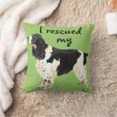 救助の英国のスプリンガースパニエル クッション (ブランケット)