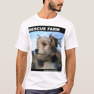 救助の農場犬のTシャツ Tシャツ
