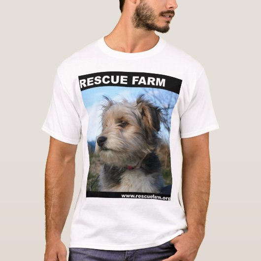 救助の農場犬のTシャツ Tシャツ (正面)