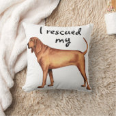 救助のRedboneのCoonhound クッション (ブランケット)