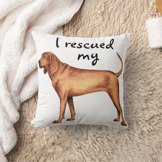 救助のRedboneのCoonhound クッション (ブランケット)