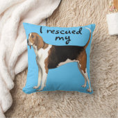 救助のTreeingの歩行者のCoonhound クッション (ブランケット)